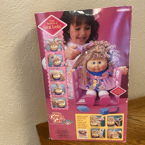 Vtg 1991 Hasbro Cabbage Patch Pretty Crimp’n Curl Kids Black African Amer. RARE! - Picture 9 of 13