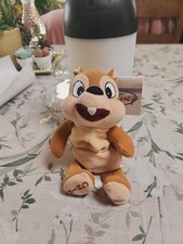 NWT Vintage Disney Store Chip Mini Bean Bag Beanie Plush Doll