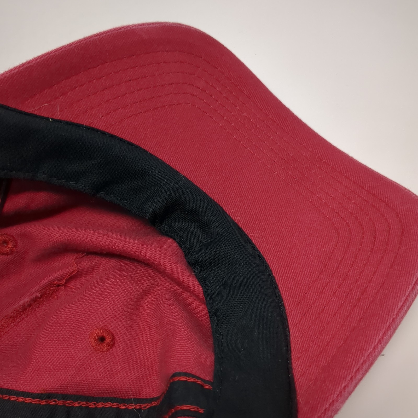 Big X Slideback Hat Solid Red One Size Adjustable… - image 8