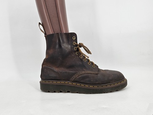 Dr. Martens 1460 Pascal Ziggy Stiefel - Braun Unisex Damen 11 / Herren 10 - Bild 1 von 15