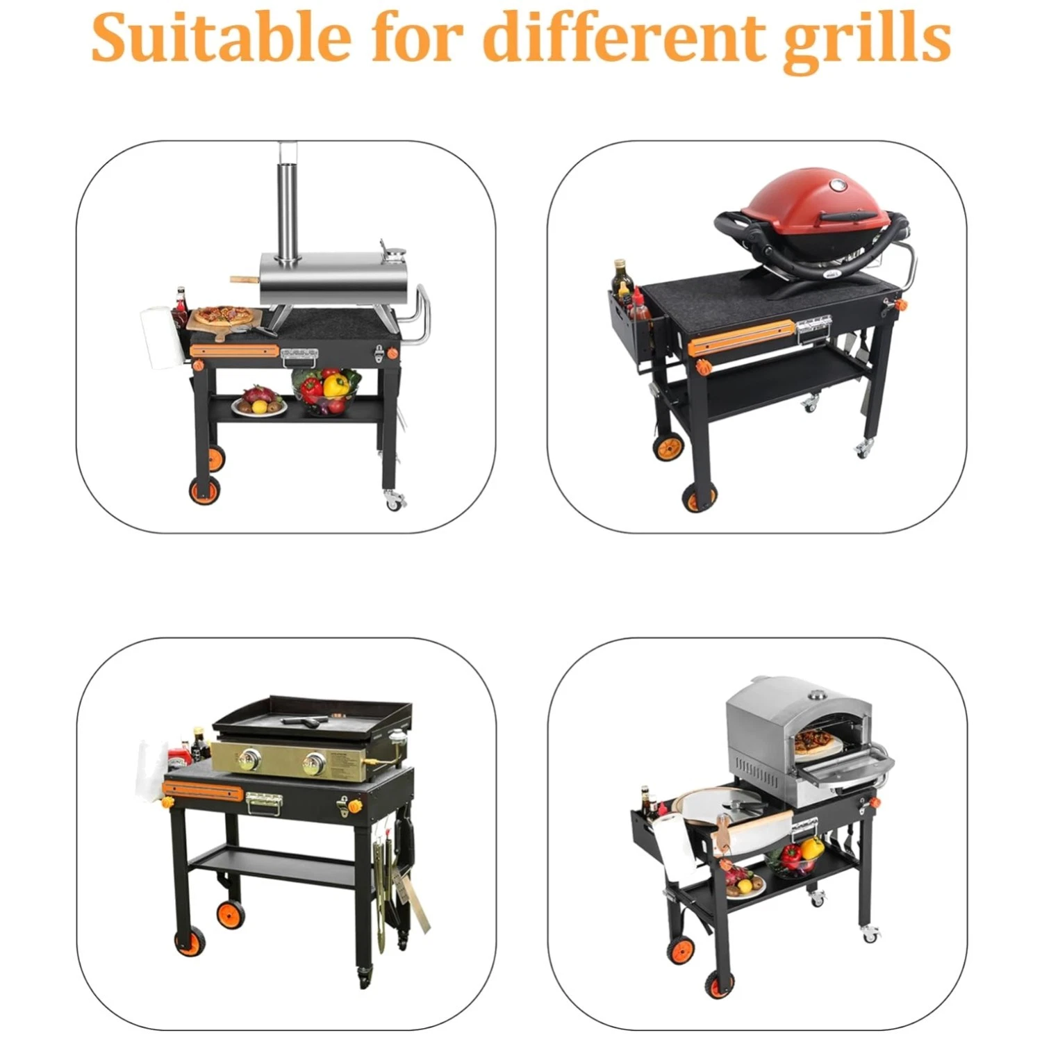 Versatile Grill Stand for Blackstone Griddle, Easy Setup