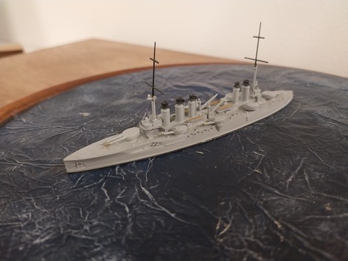 Navis 1/1250 Schiffsmodell MN Voltaire Schlachtschiff Frankreich WW2 Weißmetall ohne Sockel - Bild 2 von 5
