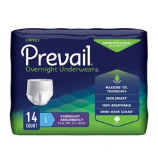Prevail Disposable Underwear Large Overnight 56 Ct