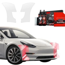 2in1 Schutzfolie f&uuml;r Tesla Model 3 (2017-2020) Grizz Protector Folie Film