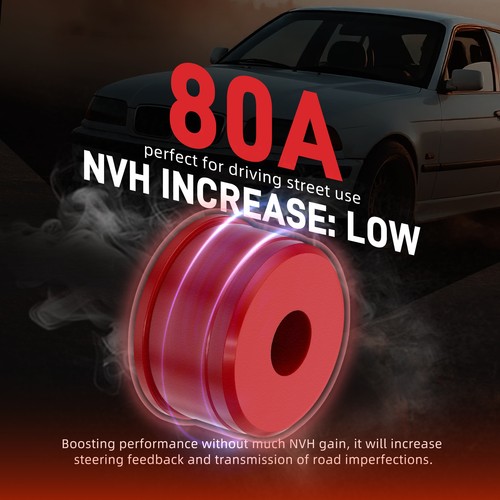 Pair Front Lower Control Arm Bushing Set Poly 80A For BMW 3 Series E30 E36 M3 Z3 - Picture 5 of 9