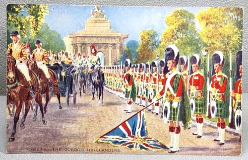Lot Of 7 ~ Vintage British Guards & Higlanders P.C. ~ Valentines Postcards. 7533 - Picture 3 of 18