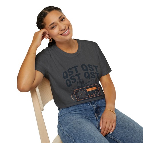 Ham Radio Tshirt T-Shirt Unisex Softstyle Vintage Tee Amateur QST - Picture 63 of 121