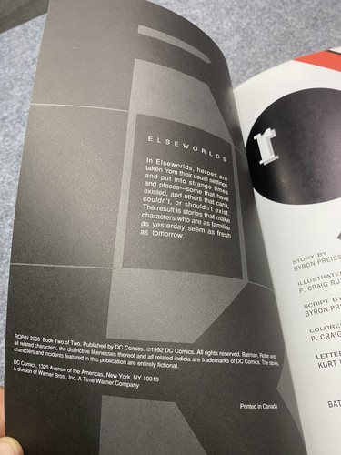Robin 3000 Buch Zwei Elsewelten Graphic Novel DC 1992 - Bild 5 von 6