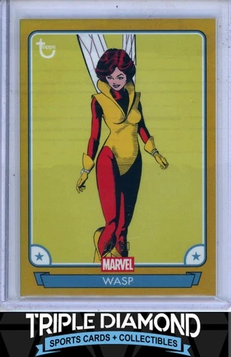 2026 Topps Brooklyn Collection Captain America #11 Wasp Gold #32/50 Z637