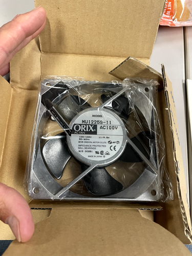 ORIX / ORIENTAL MOTOR  MU1225S-11N  AC100V AC FAN  - NOS - Picture 1 of 4
