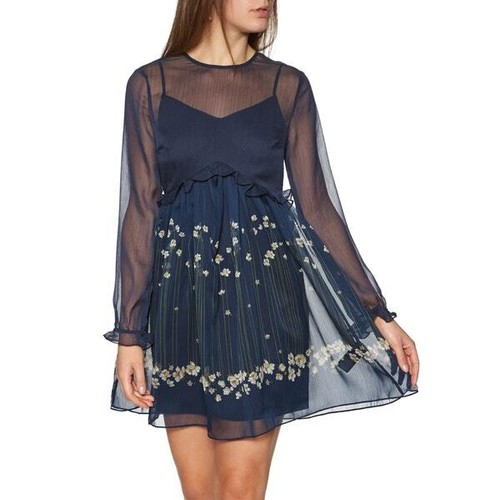 MINI VESTIDO MUJER TED BAKER ZEMI ESTAMPADO PERLA MANGA LARGA (TD) - Imagen 1 de 11