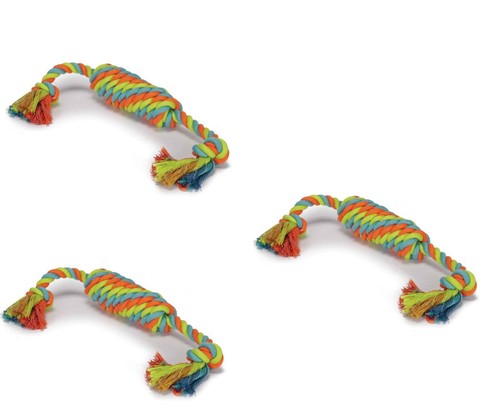 Dog Toys 20" Rope Tugger Play Fetch for Medium to Larger Pups Choose Quantity - Picture 10 of 13