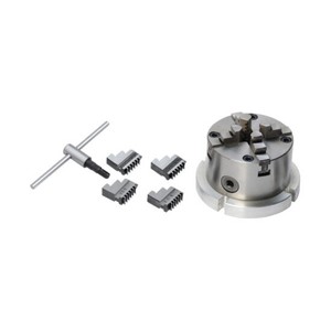 ROTARY TABLE 4/" with 100MM SELF CENTERING 3 JAW CHUCK with BACKPLATE