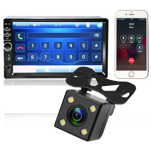 7" MP5 Player Bluetooth Touch Screen 2 Din Car Stereo Radio Mirror link Camera - Picture 4 of 15