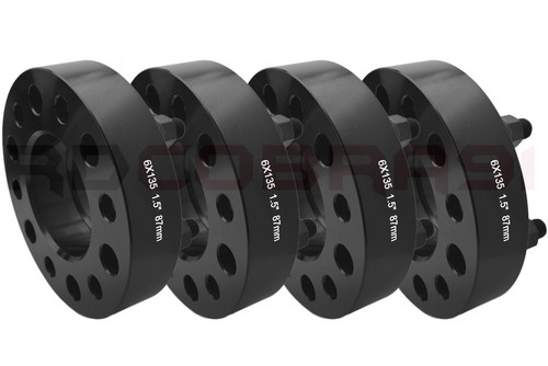 Ford F150 Raptor Expedition 1.5" Black Hub Centric Wheel Spacers 2015-2017 Model - Bild 4 von 9