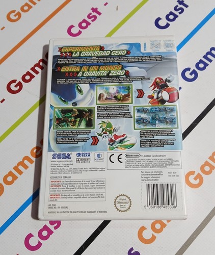 NINTENDO WII SONIC RIDERS ZERO GRAVITY PAL ITALIANO COMPLETO - Imagen 2 de 4