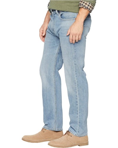 Levis 505 Regular Fit Jeans Mens Classic Straight Leg Mid Rise Zipper Fly Denim - Picture 18 of 28