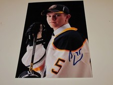 BRENDAN GUHLE AUTOGRAPHED 4X6 BUFFALO SABRES PHOTO # 4