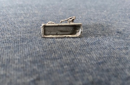 SUPER! Estate 50s-60s NOC Ster CHARM: 3D MINER Pack MULE Pick Ax /fine details!! - Picture 13 of 15