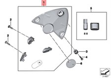 Genuine BMW K42 K46 K47 0D11 0D12 Set Hp Race Cover Kit 77318520178