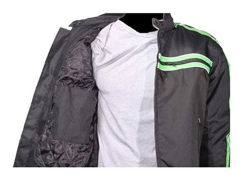 Men's Nylon Black Cycle Jacket Foam Based CE Certified Red Blue or Green Details - Bild 25 von 25