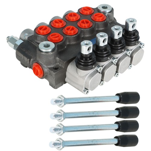 Válvula de control direccional hidráulica de 4 carretes 11 gpm interfaz BSPP - Imagen 3 de 9