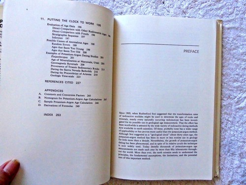 VINTAGE BOOK POTASSIUM & ARGON DATINGTECHNIQUES APPLICATIONS GEOCHRONOLOGY 1969 - Bild 4 von 4