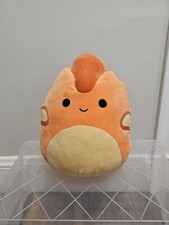 Plush Squishmallows 11 Inch 2023 Animal Nichelle the Orange Dinosaur Used No Tag