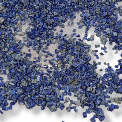 Crushed Lapis Lazuli Gemstone Powder Stone Inlay Woodworking Ring Inlay Rough - Picture 8 of 9