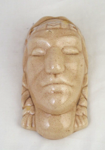"Resting Warrior" "Creek" approx. 4" Tall, Unique Wall Decor VTG Signed OOAK - Picture 2 of 9