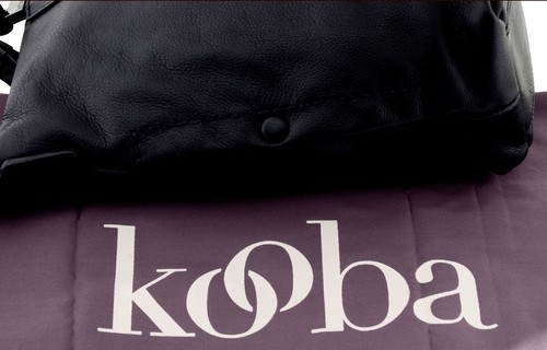NWT KOOBA JOSHUA OLD ENGLISH LEATHER LARGE SATCHEL WORK BUSINESS TOTE BLACK $448 - Picture 2 of 6