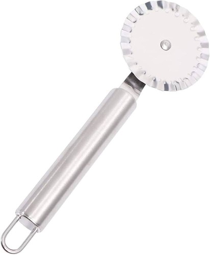 Stainless steel Pastry Pizza Pasta Wheel Cutter Orignal Professional Tool UK - Picture 3 of 3