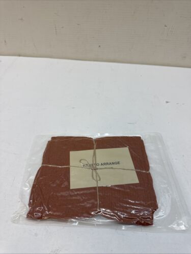 Keketo Fall Table Runner Thanksgiving Cheesecloth Runner Terracotta Gauze 120 In - Picture 2 of 2