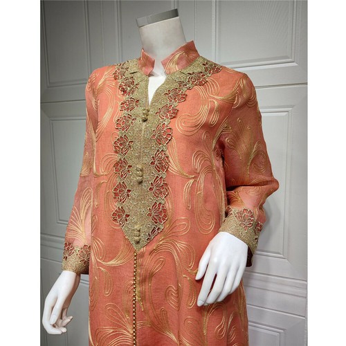 Eid Islamic Womens Long Maxi Dress Abaya Dubai Kaftan Muslim Turkish Party Gown - Picture 50 of 56