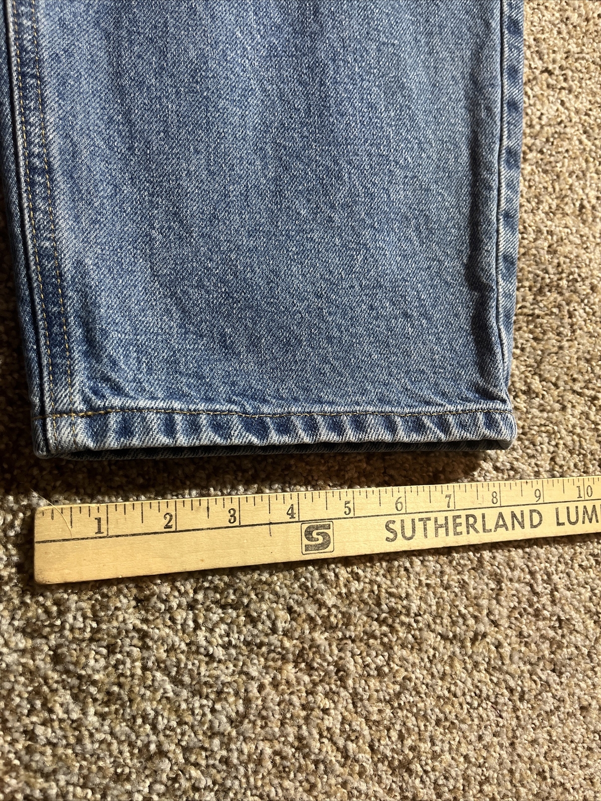 MENS CARHARTT B17STW RELAXED FIT JEANS SIZE 42 X 29 Work Jeans EUC - View 8
