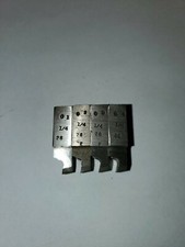 Chaser #1/4 -28 Thread 9/16 D Milled 