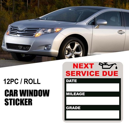 12pcs Oil Change Sticker Car Sticker Static Cling Car Accessries New U1 - Bild 2 von 7