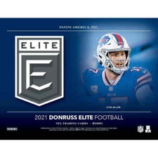 2021 Donruss Elite Football Hobby box factory sealed 21PAFDE
