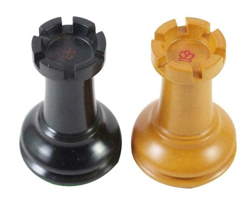 Reproduction Jaques London Staunton Chessmen Ebony and Boxwood Chess Pieces. - Picture 3 of 5