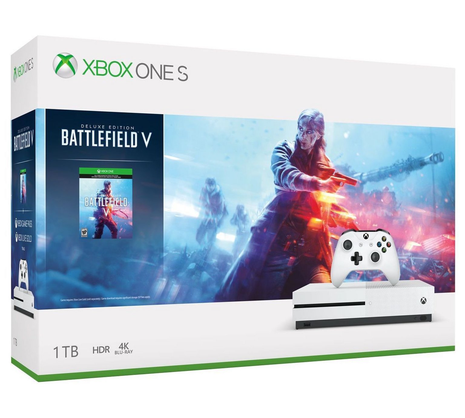 Microsoft Xbox One One One S console 1 To champ de bataille V Deluxe Edition Blanc (Neuf) | Excellent (dans) La Qualité
97646b Microsoft Xbox One One One S console 1 To champ de bataille V Deluxe Edition Blanc (Neuf) | Excellent (dans) La Qualité
97646b
