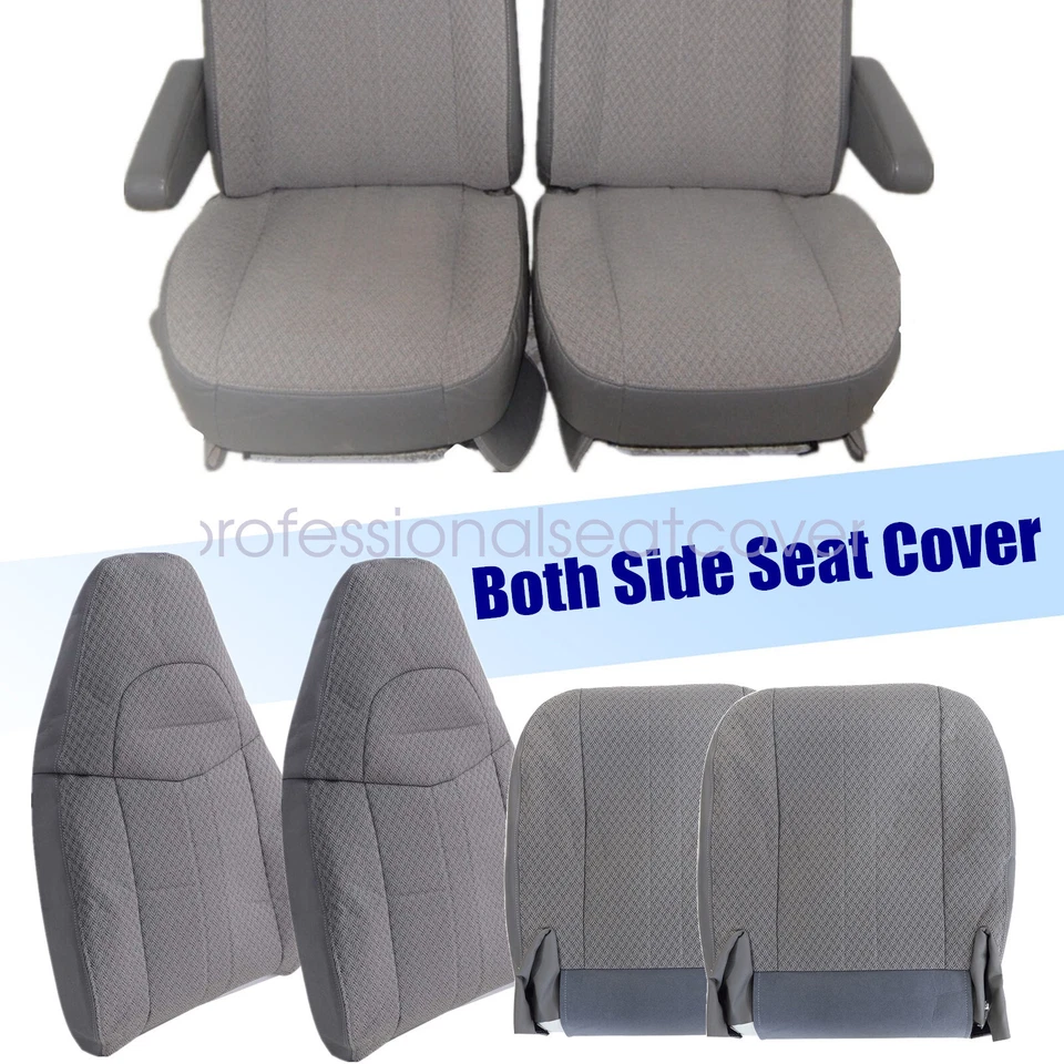 Cubierta de asiento de tela para conductor pasajero camioneta Chevy Express y GMC Savana 2003-2014 Foto 4 de 4