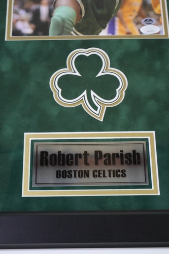 Robert Parish Autographed Celtics 8x10 Framed JSA COA - Picture 4 of 4