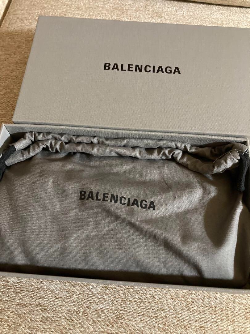 小物 BALENCIAGA Graffiti Round Zipper Wallet Balenciaga Black & White Graffiti Classic Continental Zip