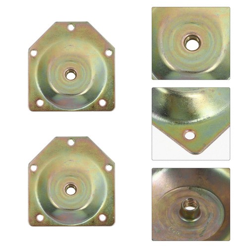 3 Sets Tischbeinverbinder Für Füße Befestigungsplatten Möbelbeine Knöpfe - Bild 9 von 12