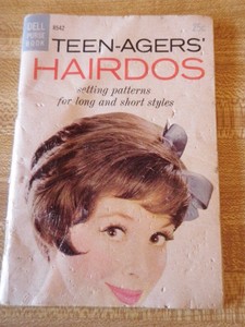 Vintage 1960 S Teen Agers Hairdos Dell Purse Book Hair Style