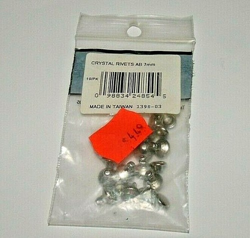 Tandy Leather Crystal Rivets 7mm AEI cat.#1398-03 - New - US Seller - Picture 2 of 2