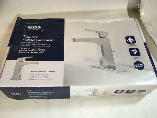 18750000 Grohe Talia Cross Handle Hot And Cold Knobs In Starlight