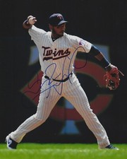 Gregorio Petit Autographed Signed 8x10 Photo - MLB Twins A's Yankees - w/COA