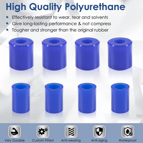 8 Pack 13-03593 Hood Roller Bushings Kit Polyurethane For Peterbilt 357,375,379 - Picture 3 of 9
