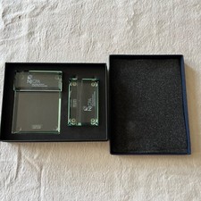 New Jersey CPA Society Promotional Crystal Business Card Post It Holders